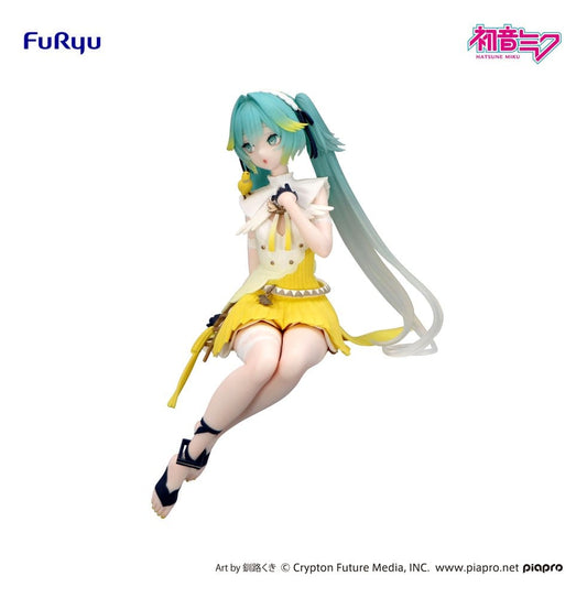 Vocaloid Noodle Stopper PVC Statue Hatsune Miku: Canary Bird Ver. 14 cm - AniMuchuu