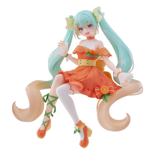Vocaloid Noodle Stopper PVC Statue Hatsune Miku Citrus Ver. 14 cm - AniMuchuu