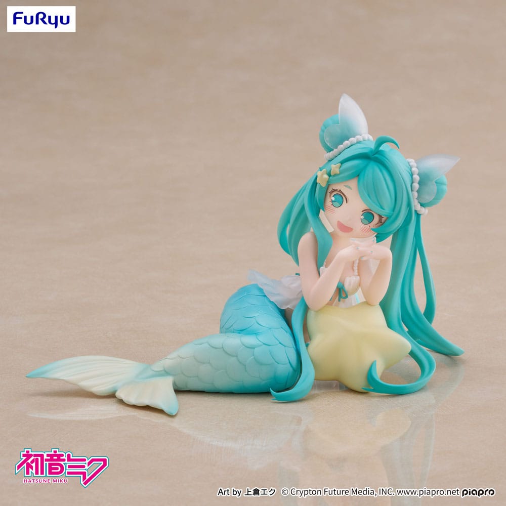 Vocaloid Desktop Fairy PVC Statue Hatsune Miku Mermaid Princess 9 cm - AniMuchuu