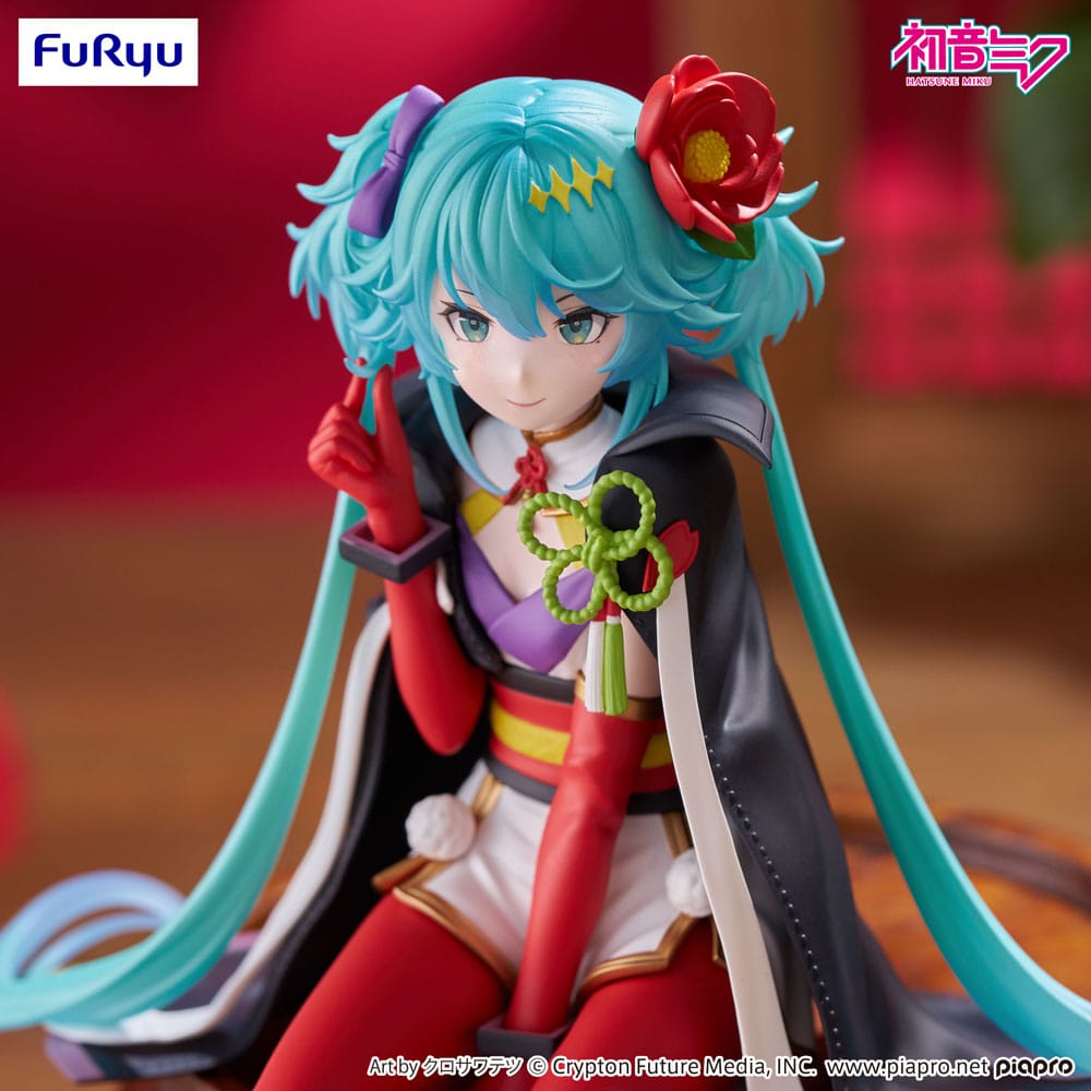 Hatsune Miku Noodle Stopper PVC Statue Flower Fairy Camellia 15 cm - AniMuchuu