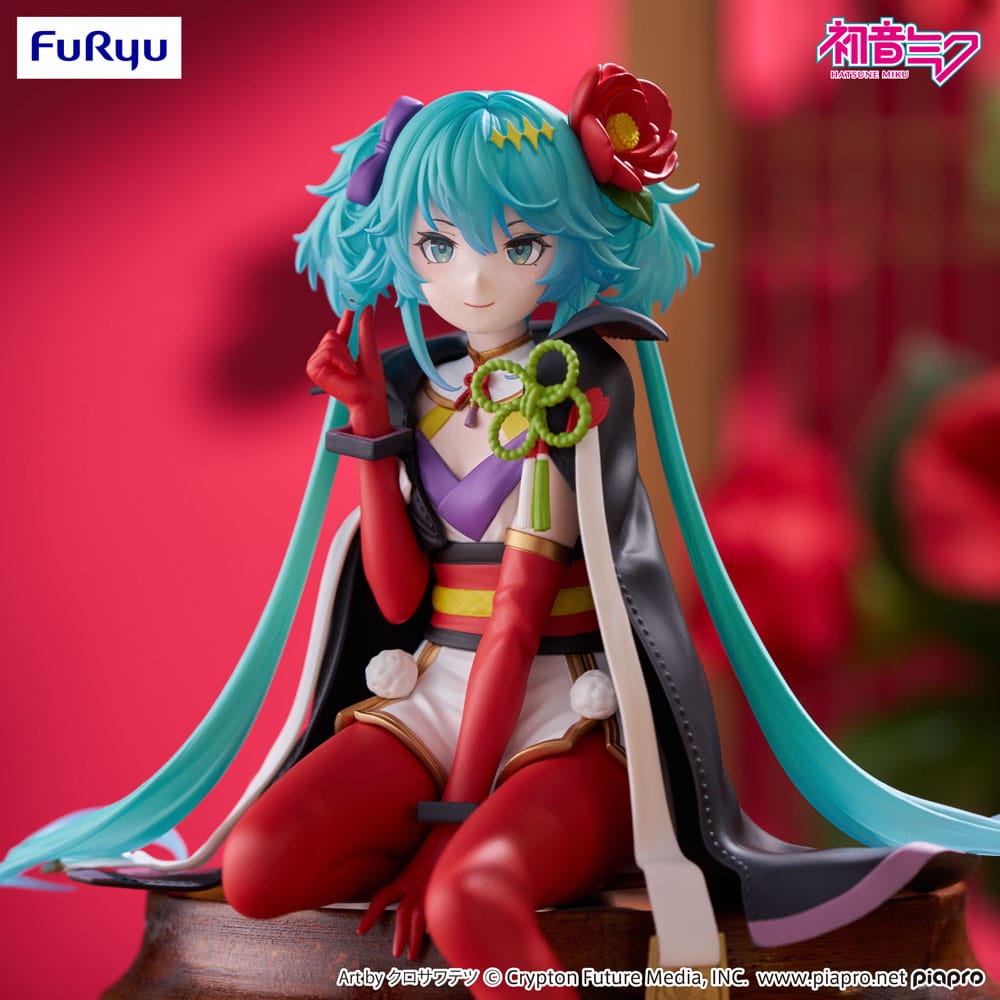 Hatsune Miku Noodle Stopper PVC Statue Flower Fairy Camellia 15 cm - AniMuchuu