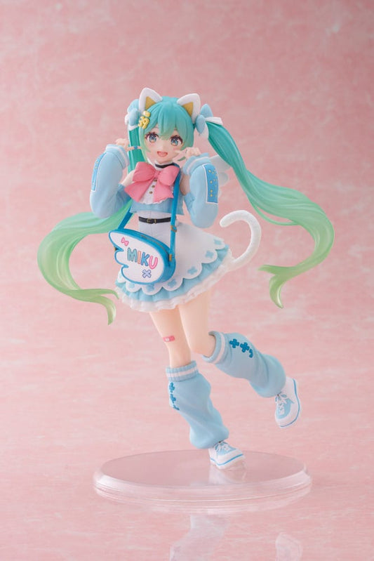 Vocaloid PVC Statue Hatsune Miku Fashion Fancy Ver. 18 cm - AniMuchuu