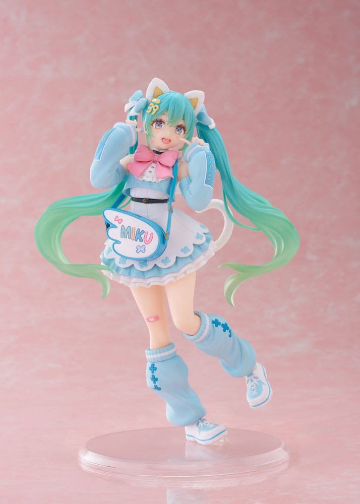 Vocaloid PVC Statue Hatsune Miku Fashion Fancy Ver. 18 cm - AniMuchuu
