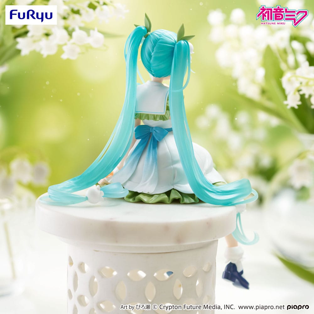 Vocaloid Noodle Stopper PVC Statue Hatsune Miku Flower Fairy 14 cm - AniMuchuu