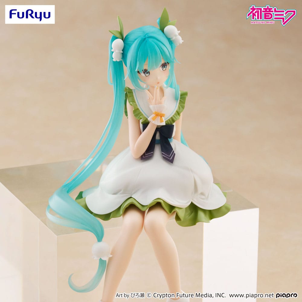 Vocaloid Noodle Stopper PVC Statue Hatsune Miku Flower Fairy 14 cm - AniMuchuu