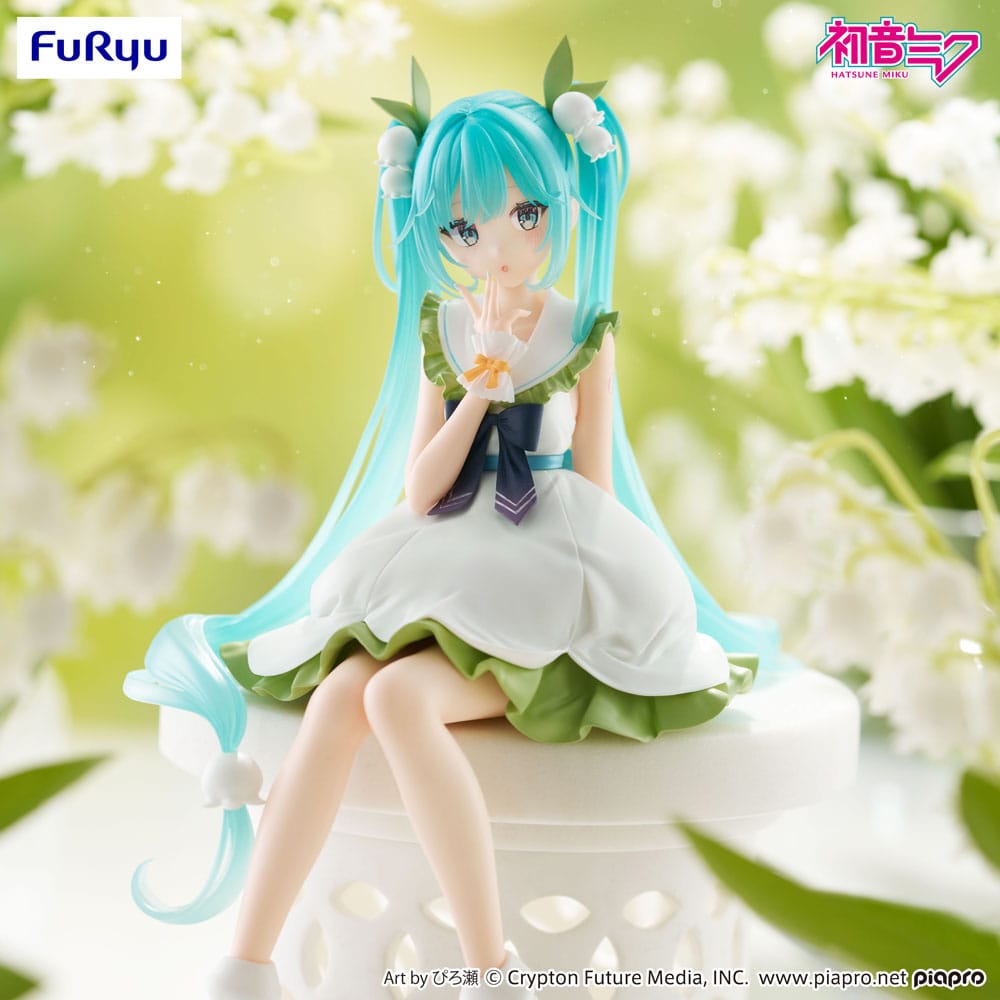 Vocaloid Noodle Stopper PVC Statue Hatsune Miku Flower Fairy 14 cm - AniMuchuu