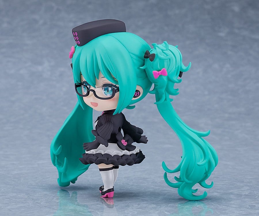 Vocaloid Nendoroid Action Figure Hatsune Miku: Glasses x Café 10 cm - AniMuchuu