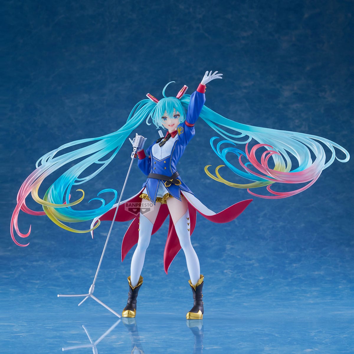 Gundam X Miku Banpresto Evolve PVC Statue Hatsune Miku Figure 21 cm - AniMuchuu