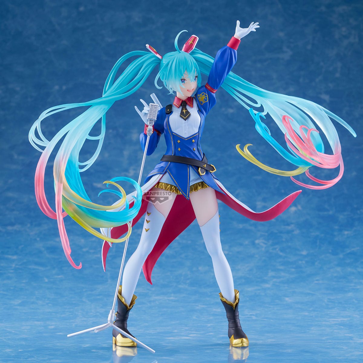 Gundam X Miku Banpresto Evolve PVC Statue Hatsune Miku Figure 21 cm - AniMuchuu