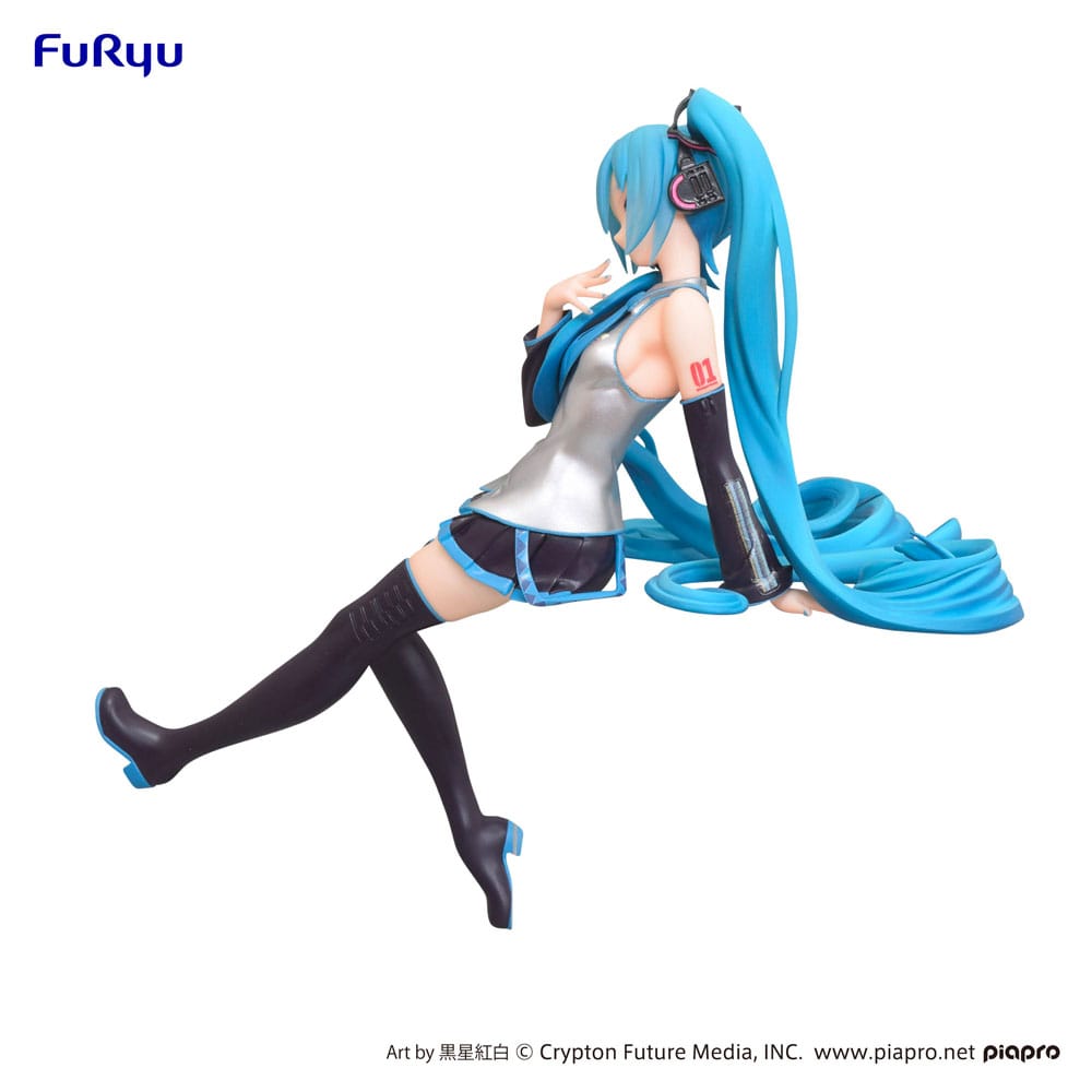 Hatsune Miku Noodle Stopper PVC Statue Kuroboshi Kouhaku Ver. 14 cm