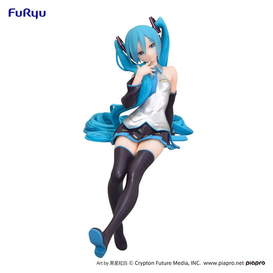 Hatsune Miku Noodle Stopper PVC Statue Kuroboshi Kouhaku Ver. 14 cm - AniMuchuu