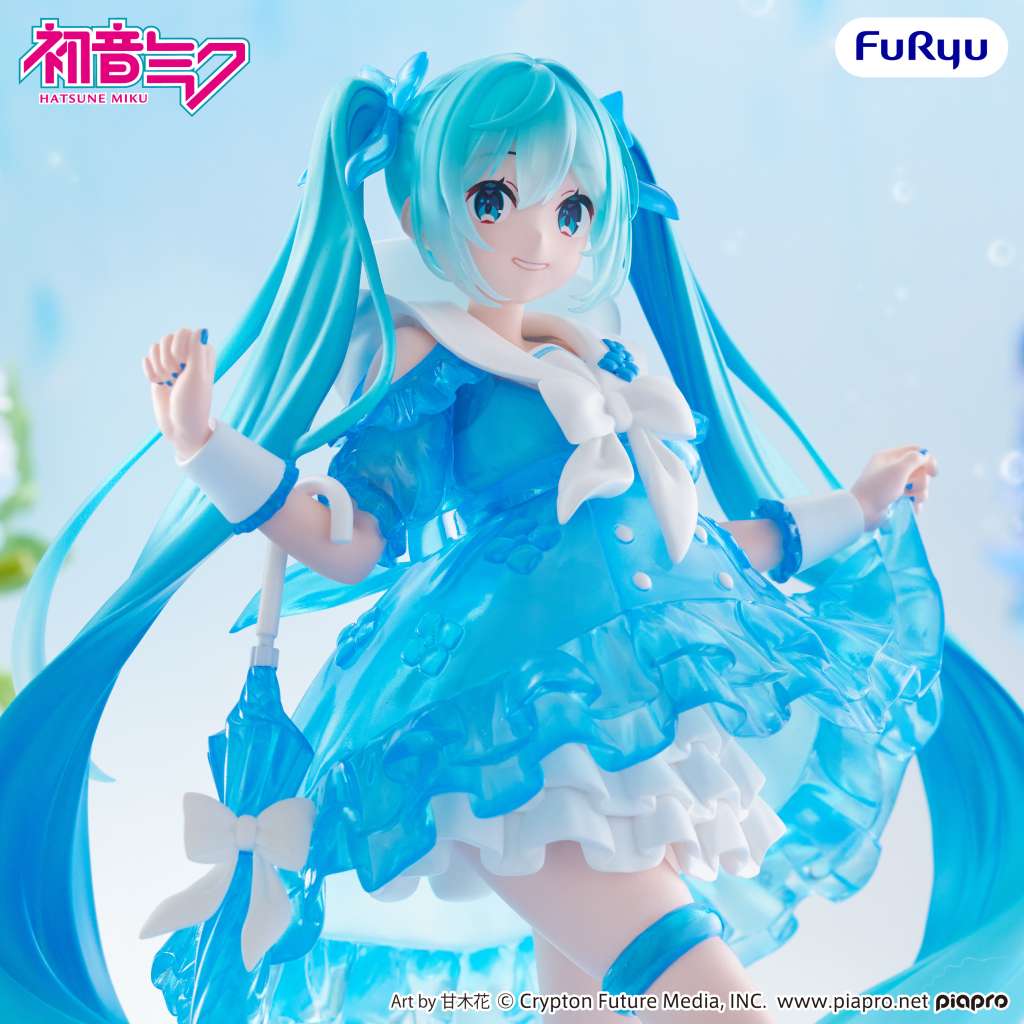 Vocaloid Trio-Try-iT PVC Statue Hatsune Miku Rainy Dance 19 cm - AniMuchuu