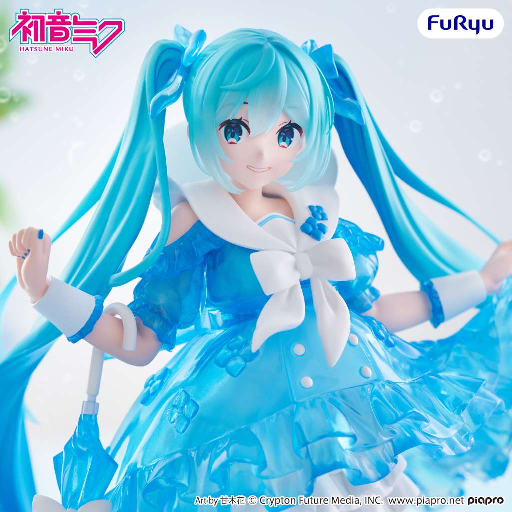 Vocaloid Trio-Try-iT PVC Statue Hatsune Miku Rainy Dance 19 cm