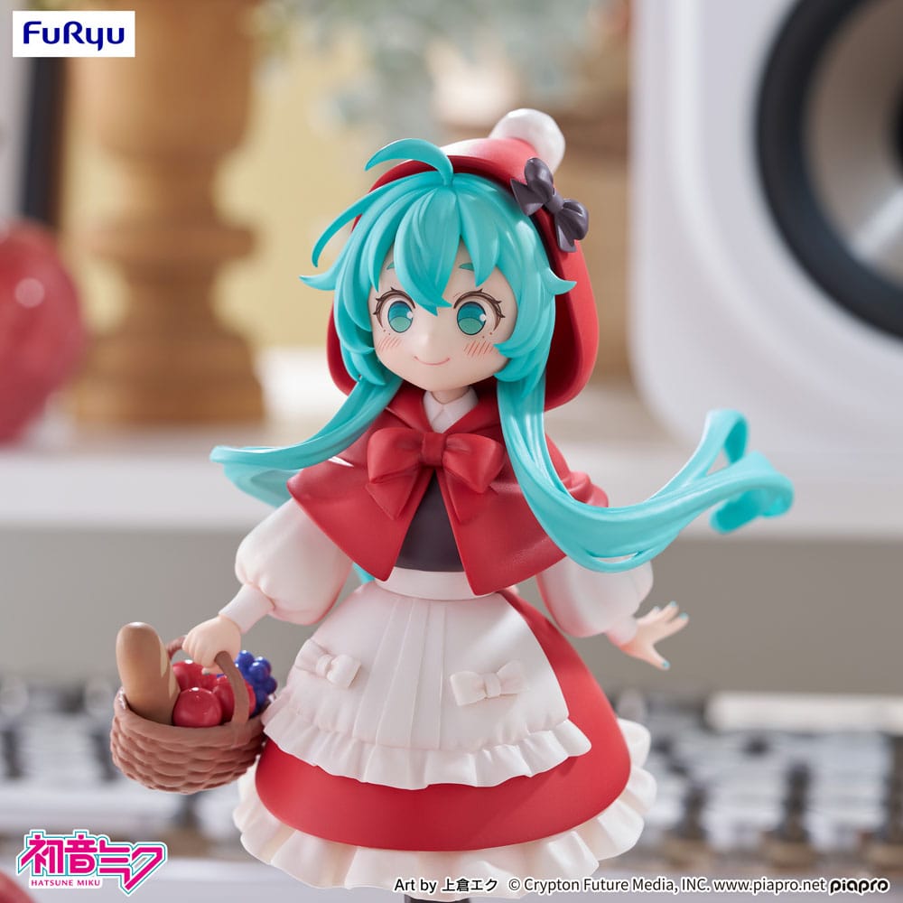 Vocaloid Desktop Fairy PVC Statue Hatsune Miku Little Red Riding Hood 16 cm - AniMuchuu