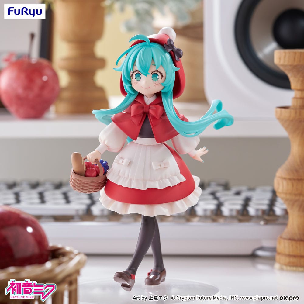 Vocaloid Desktop Fairy PVC Statue Hatsune Miku Little Red Riding Hood 16 cm - AniMuchuu