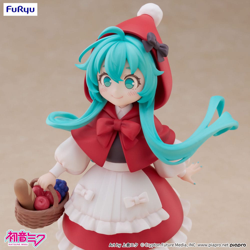 Vocaloid Desktop Fairy PVC Statue Hatsune Miku Little Red Riding Hood 16 cm - AniMuchuu