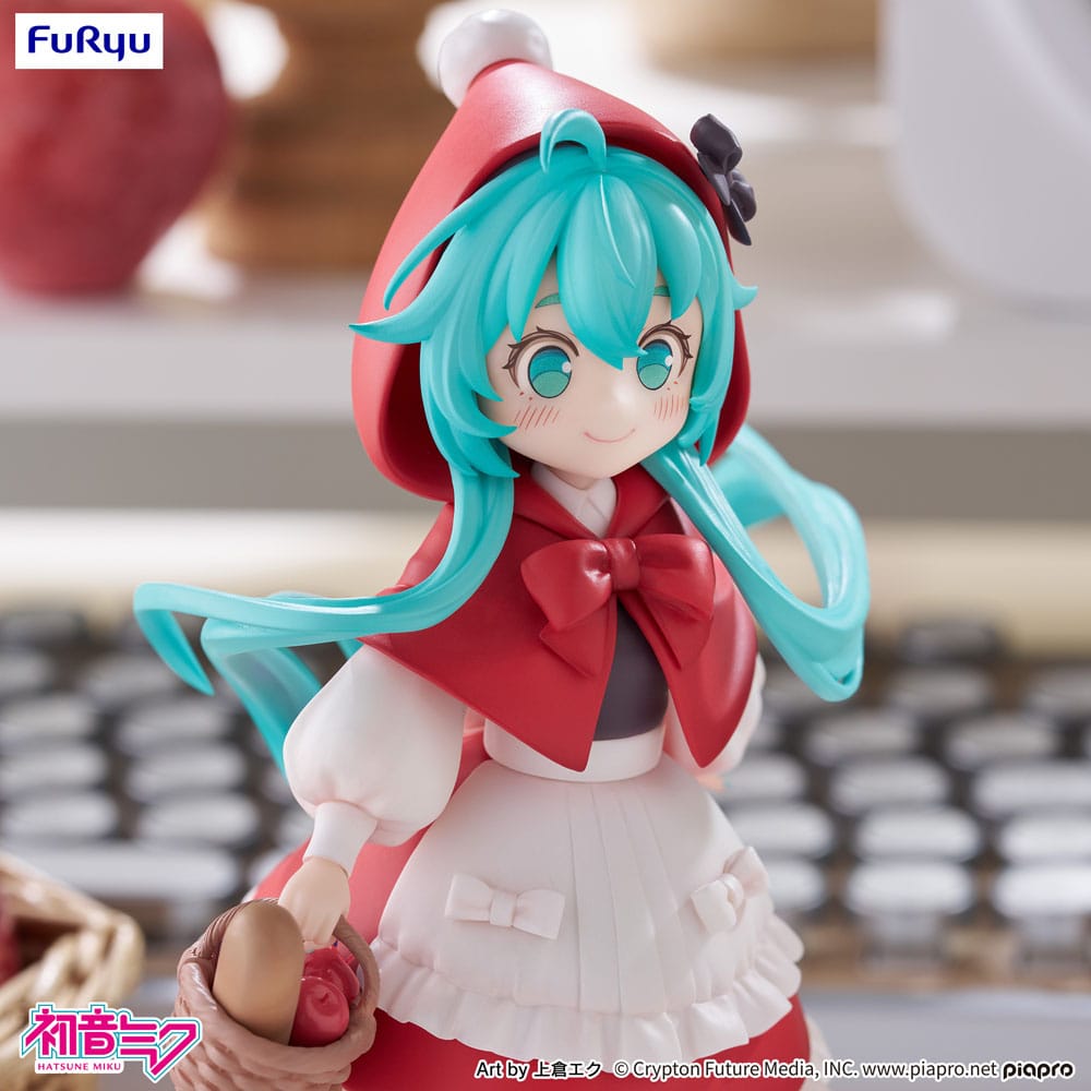 Vocaloid Desktop Fairy PVC Statue Hatsune Miku Little Red Riding Hood 16 cm - AniMuchuu