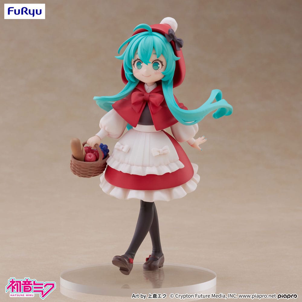 Vocaloid Desktop Fairy PVC Statue Hatsune Miku Little Red Riding Hood 16 cm - AniMuchuu