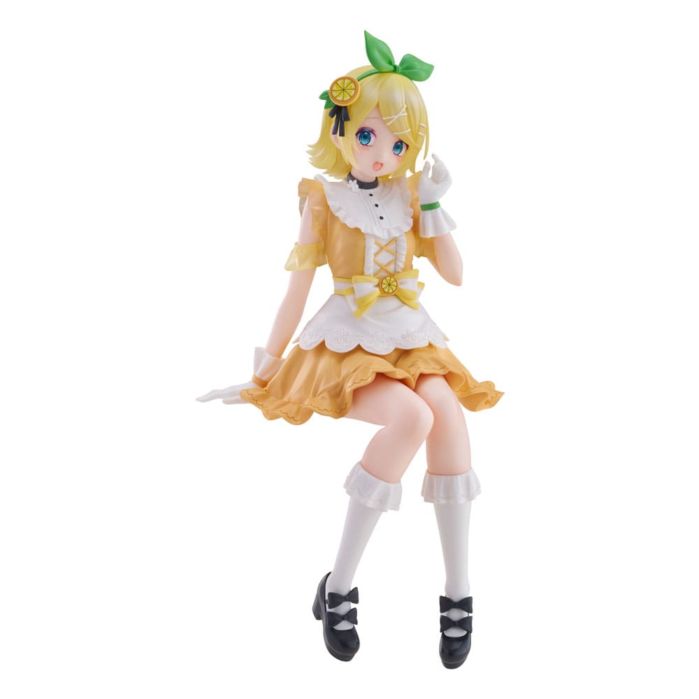 置物 rin Vocaloid Noodle Stopper PVC Statue Kagamine Rin Citrus Ver. 14 cm