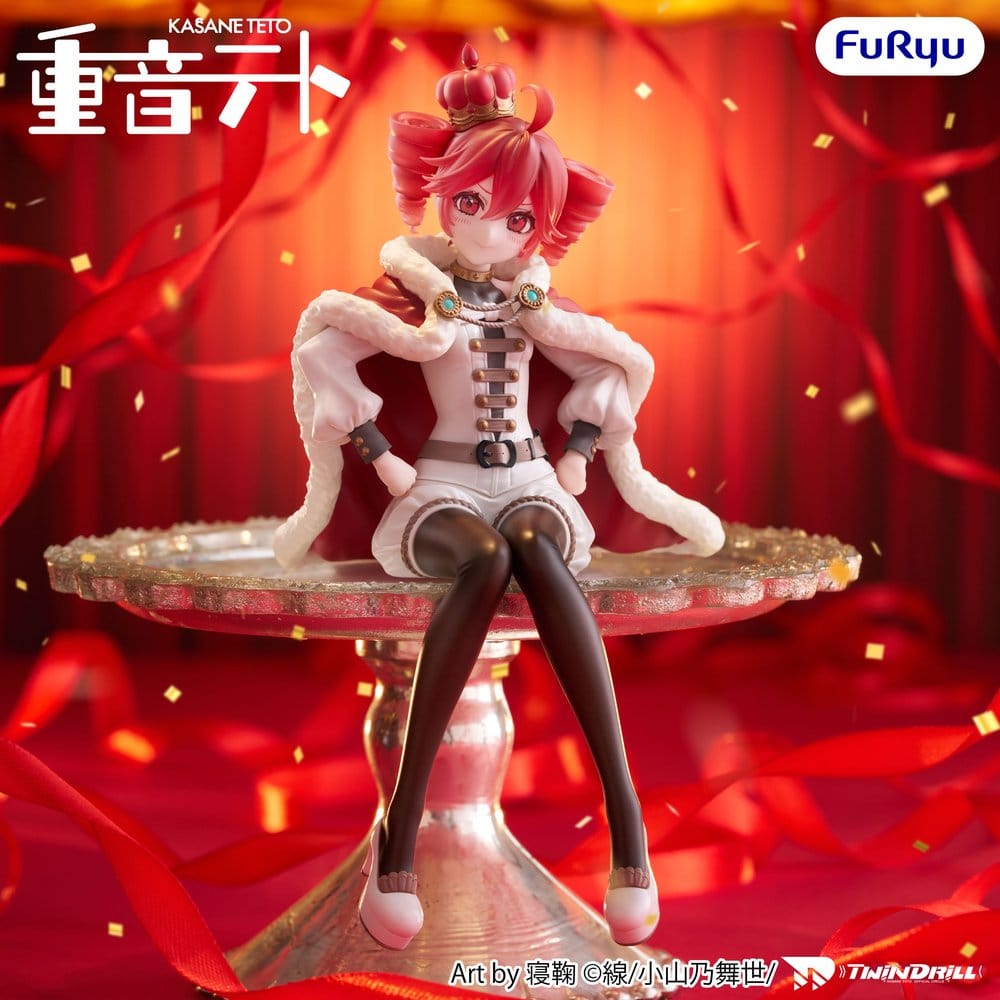 Vocaloid Noodle Stopper PVC Statue Kasane Teto King Ver. 15 cm - AniMuchuu