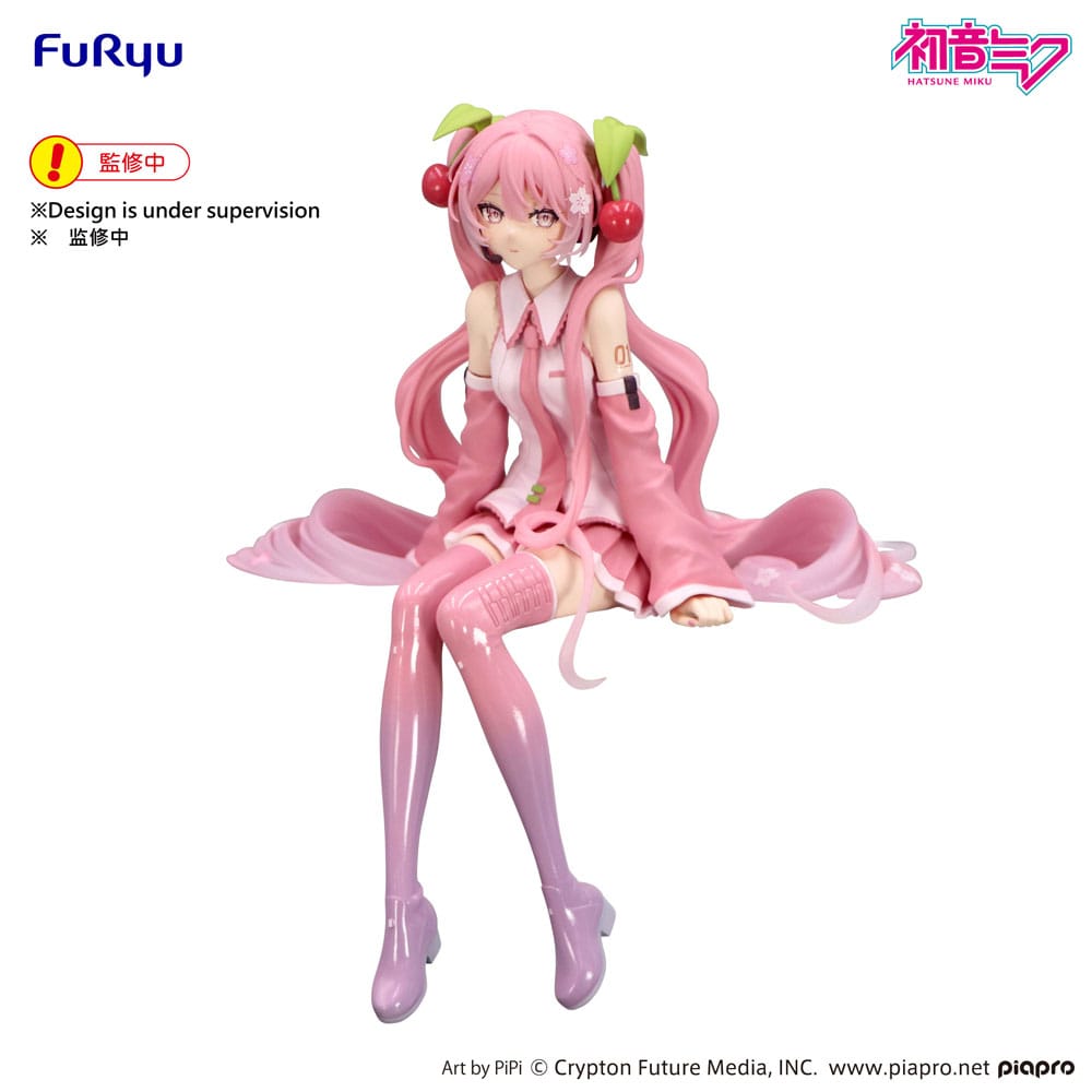 Vocaloid Noodle Stopper PVC Statue Sakura Miku 2026 14 cm - AniMuchuu