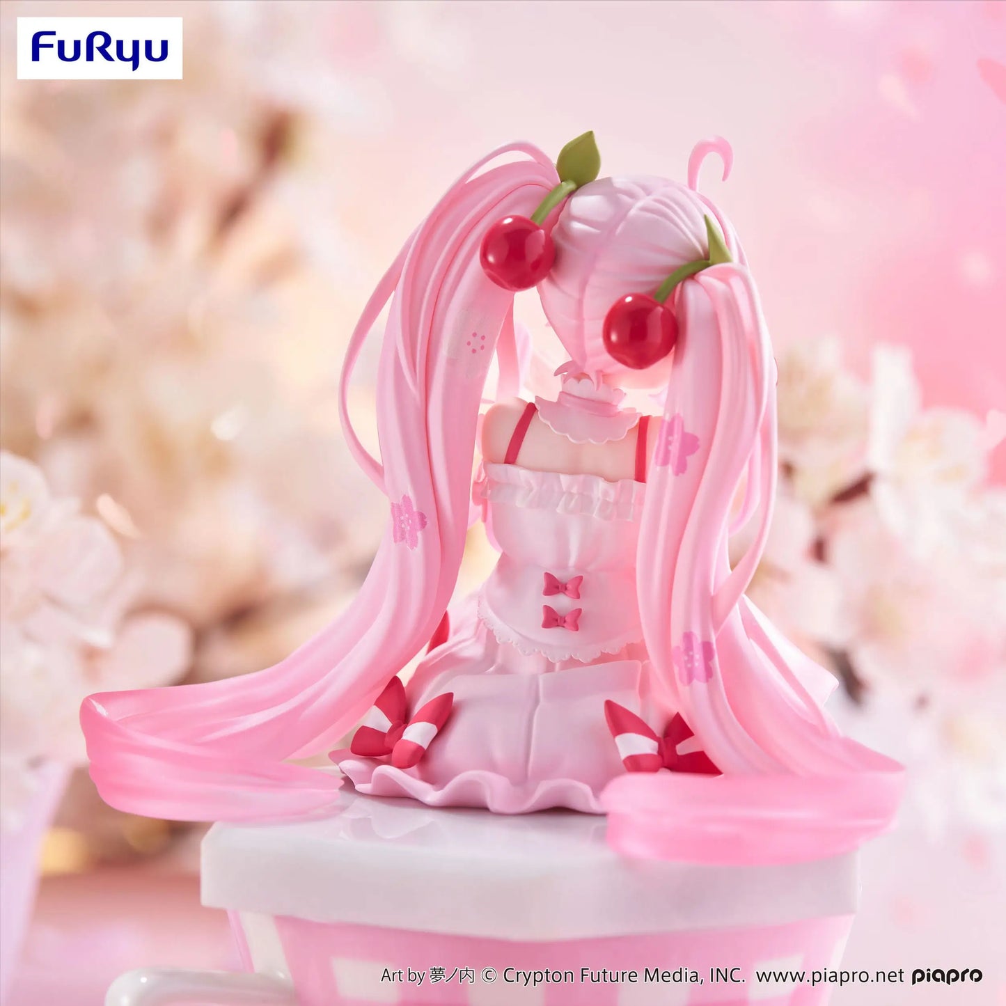 Hatsune Miku Noodle Stopper PVC Statue Sakura Miku 2025 14 cm - AniMuchuu
