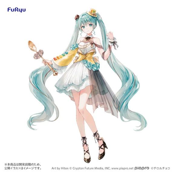 Vocaloid x Tirol Choco PVC Figure Hatsune Miku: Coffee Nougat Another Color 19 cm - AniMuchuu