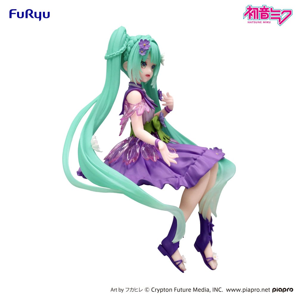 Hatsune Miku Noodle Stopper PVC Statue Flower Fairy Cosmos 14 cm - AniMuchuu