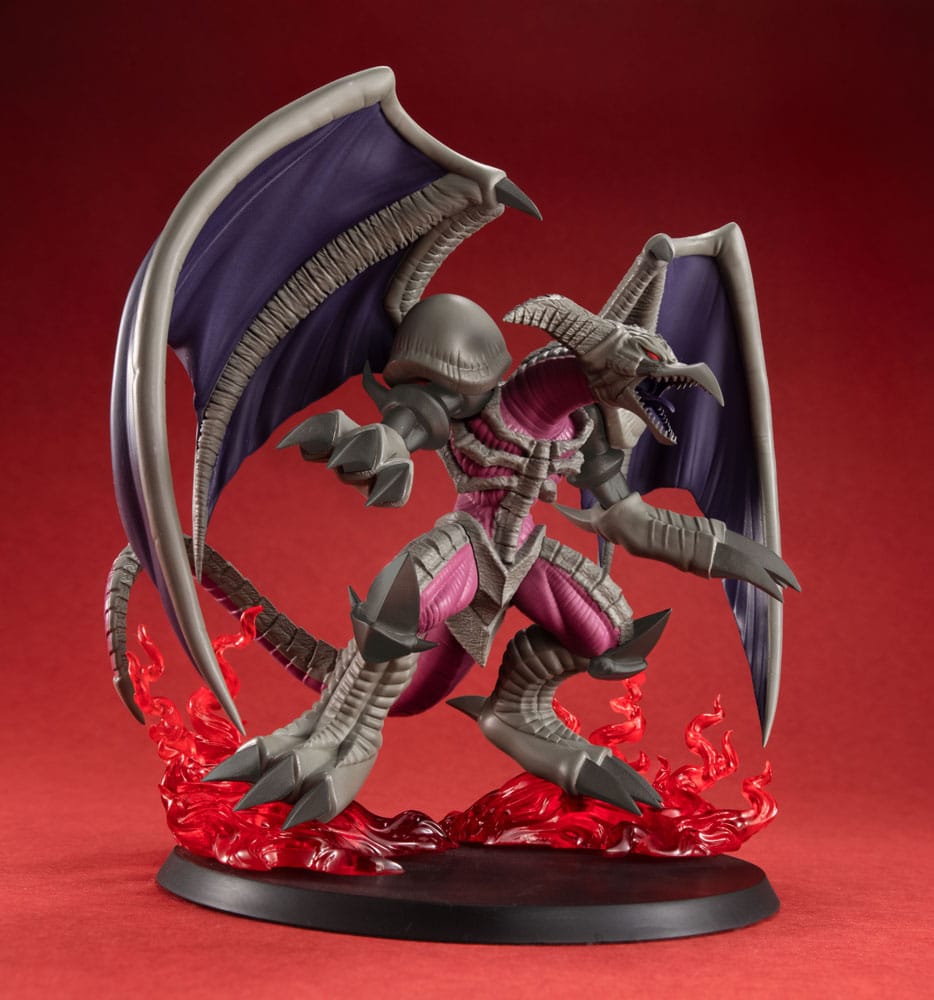 Yu-Gi-Oh! Duel Monsters Chronicle GX PVC Statue Black Skull Dragon 9 cm - AniMuchuu