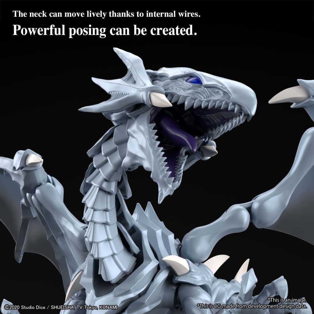 Yu-Gi-Oh! - Figure Rise Amplified Blue Eyes White Dragon Model Kit - AniMuchuu