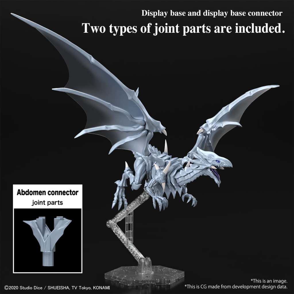 Yu-Gi-Oh! - Figure Rise Amplified Blue Eyes White Dragon Model Kit - AniMuchuu