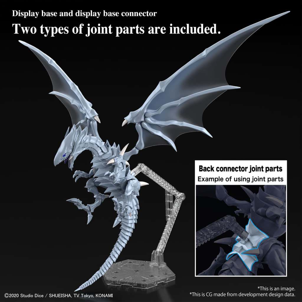 Yu-Gi-Oh! - Figure Rise Amplified Blue Eyes White Dragon Model Kit - AniMuchuu