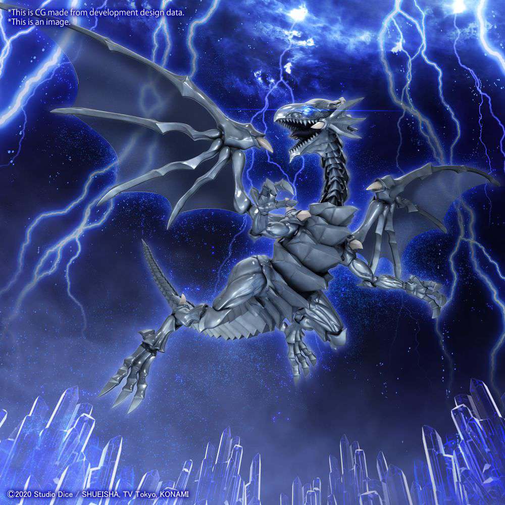 Yu-Gi-Oh! - Figure Rise Amplified Blue Eyes White Dragon Model Kit - AniMuchuu