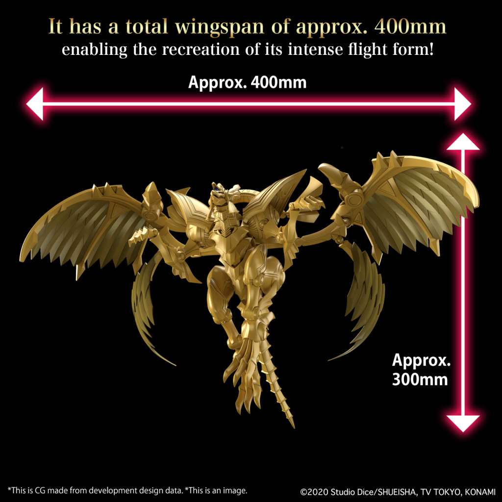Yu-Gi-Oh! - Figure Rise Amplified Winged Dragon of Ra Model Kit 30 cm - AniMuchuu