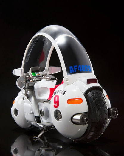 Dragon Ball S.H. Figuarts Bulma's Motorcycle Hoipoi Capsule No. 9 + Goku 17 cm - AniMuchuu