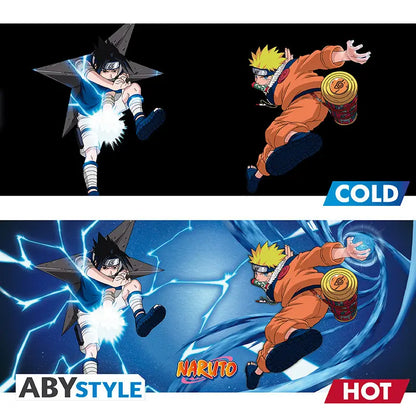 Naruto Heatchange Mug 460 ml - Naruto & Sasuke - AniMuchuu