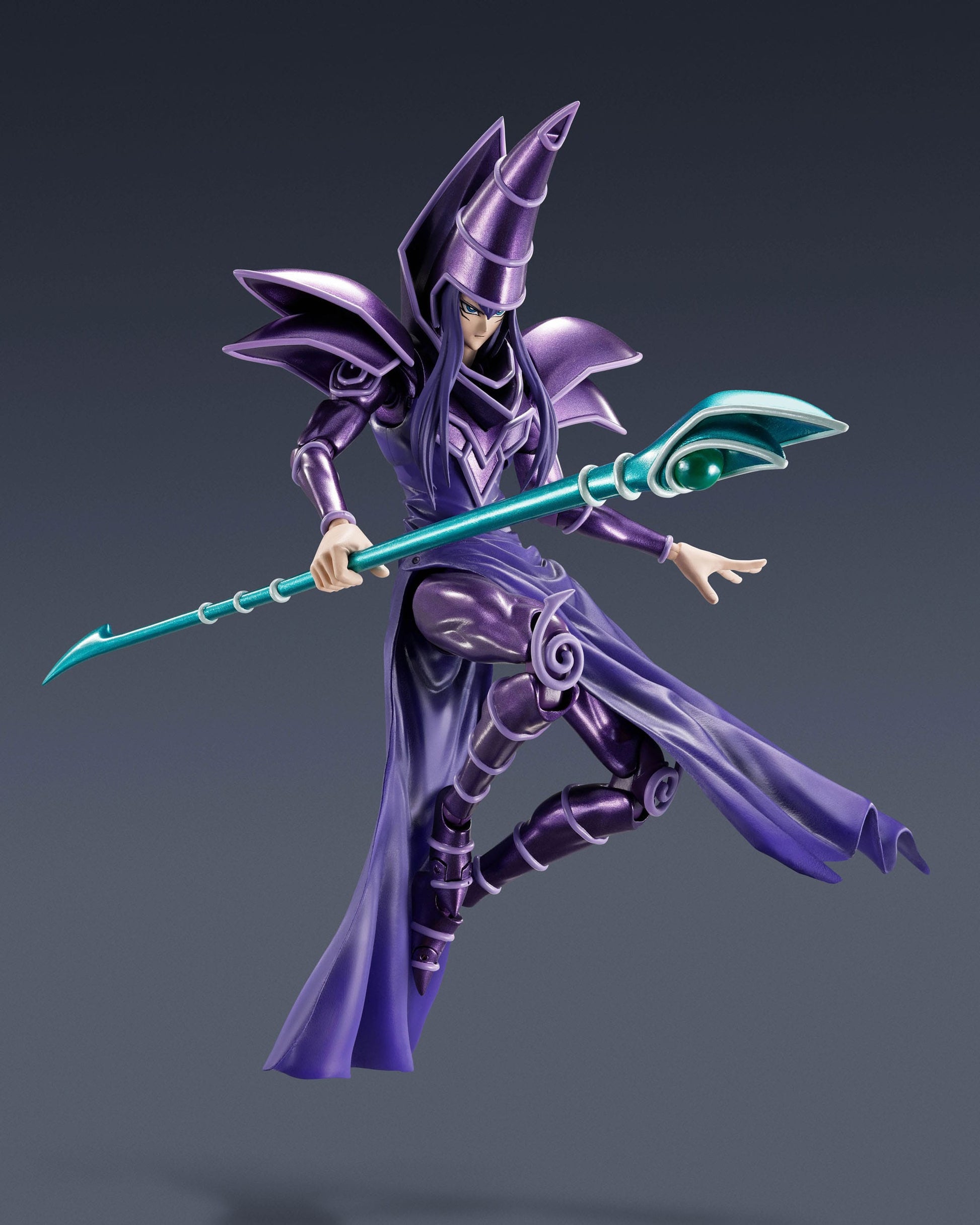 Yu-Gi-Oh! S.H. MonsterArts Action Figure Dark Magician 19 cm - AniMuchuu