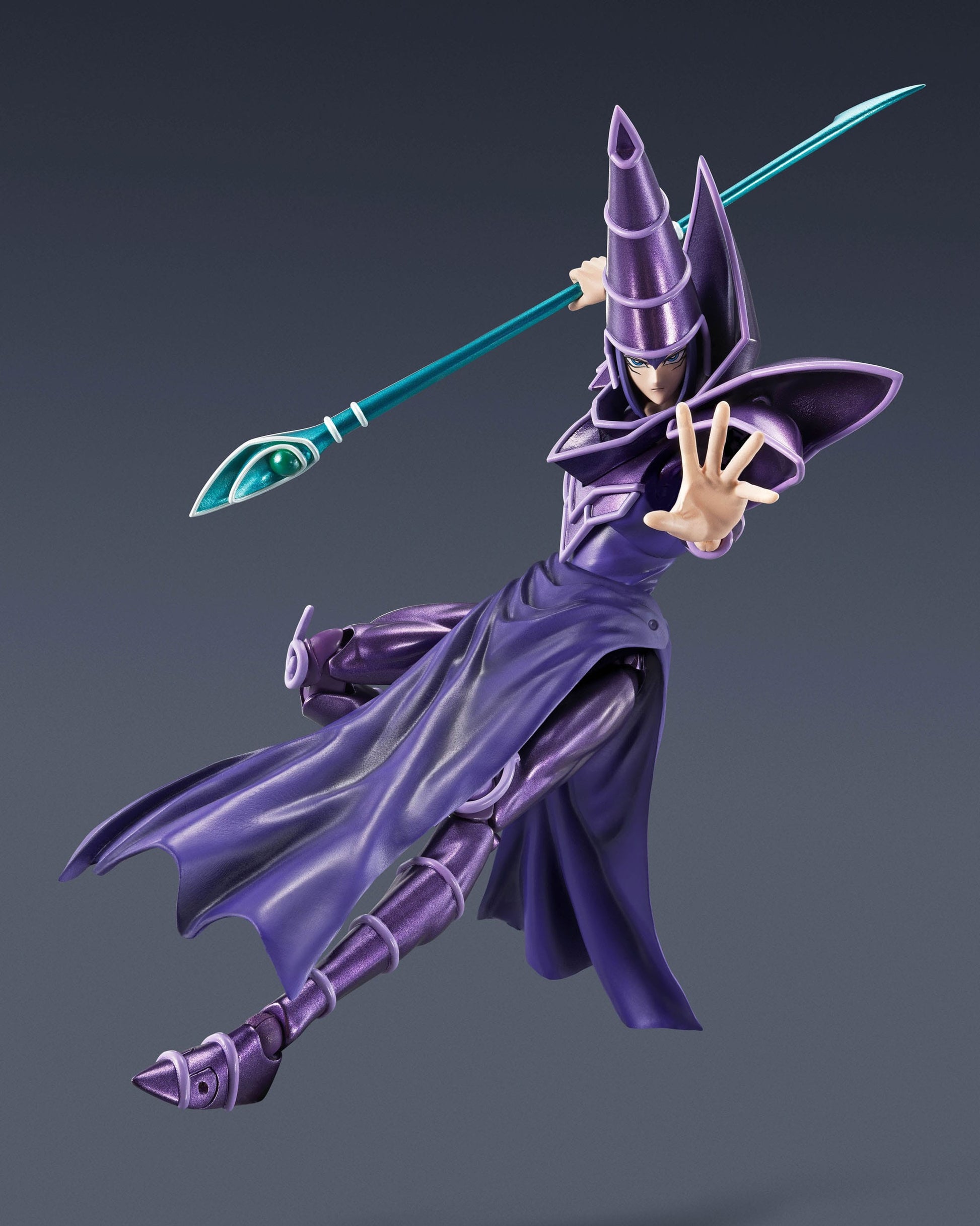 Yu-Gi-Oh! S.H. MonsterArts Action Figure Dark Magician 19 cm - AniMuchuu