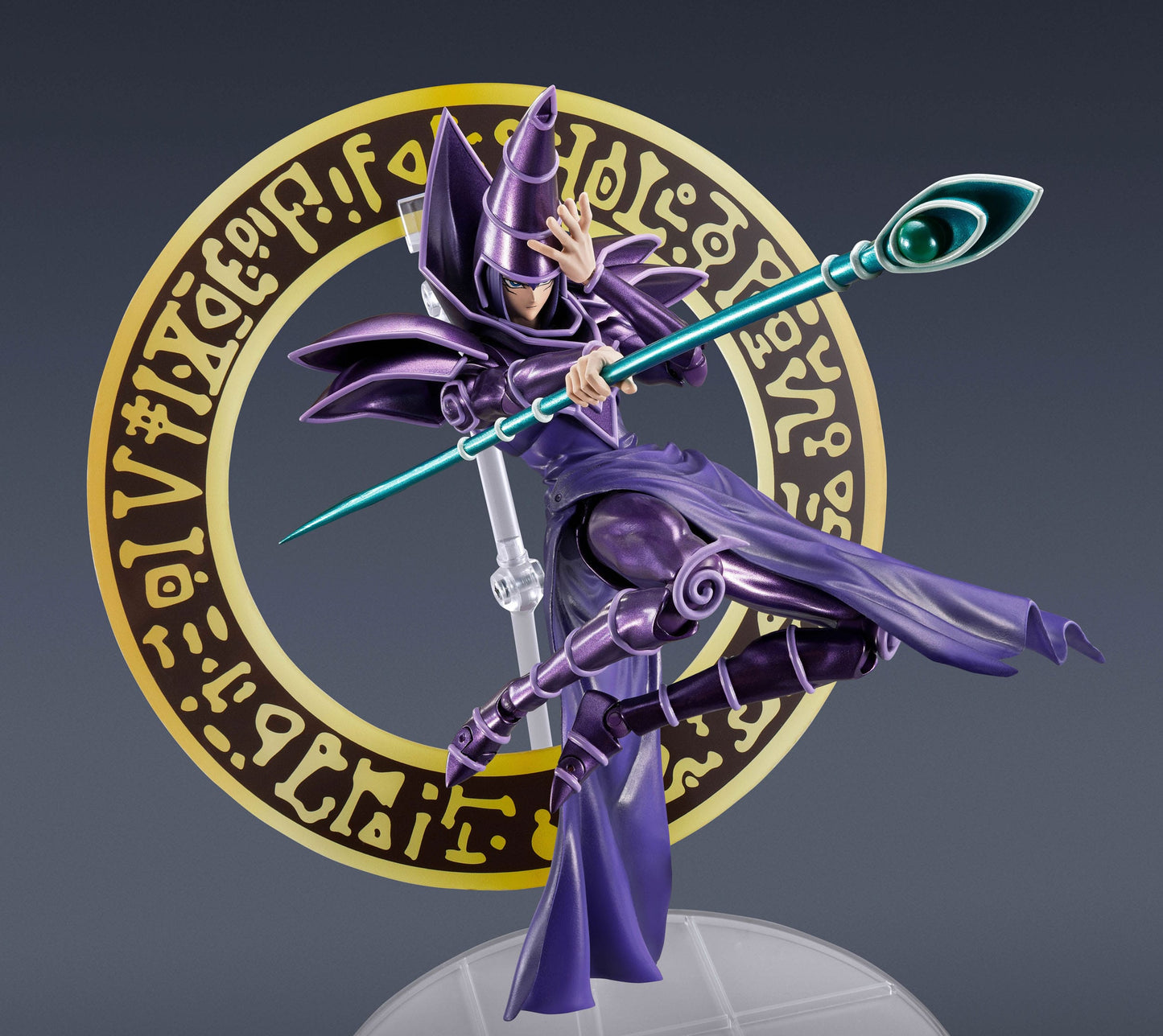 Yu-Gi-Oh! S.H. MonsterArts Action Figure Dark Magician 19 cm - AniMuchuu