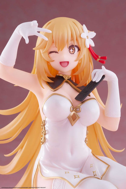 A Certain Scientific Railgun PVC Statue Desktop Cute Figure Misaki Shokuho: Chinese Dress 13 cm - AniMuchuu