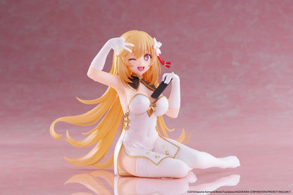 A Certain Scientific Railgun PVC Statue Desktop Cute Figure Misaki Shokuho: Chinese Dress 13 cm - AniMuchuu