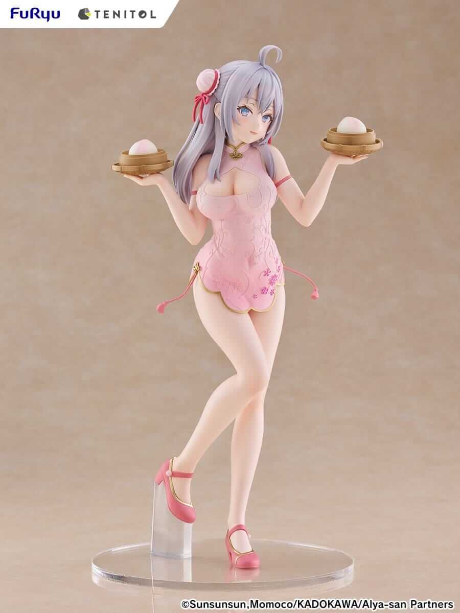 Alya Sometimes Hides Her Feelings in Russian Tenitol Tall PVC Figure Alya: Cheongsam 29 cm - AniMuchuu