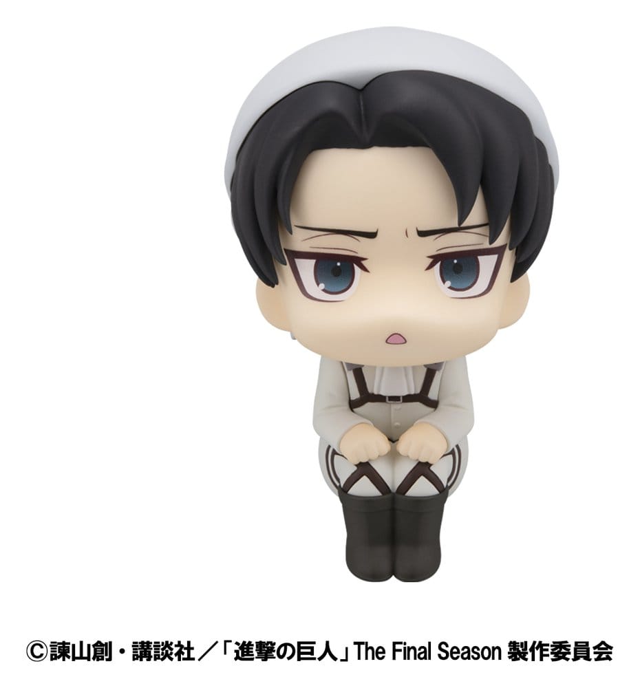 Attack on Titan Look Up PVC Statue Levi Cleaning up Ver. 11 cm - AniMuchuu