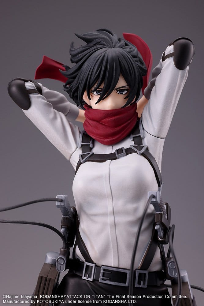 Attack on Titan Oshi Works PVC Figure Mikasa Ackerman: Final Season 25 cm - AniMuchuu
