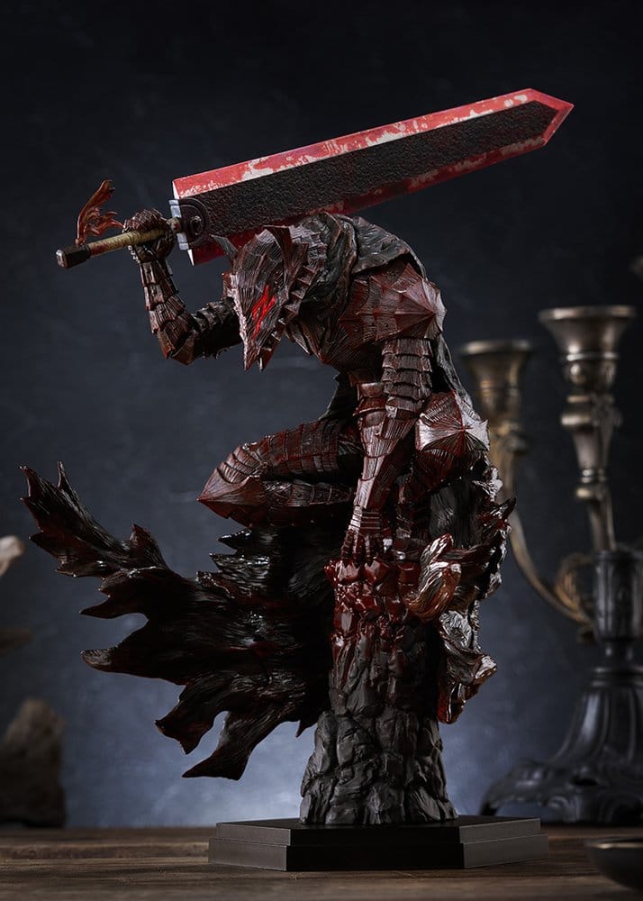 Berserk Pop Up Parade L PVC Figure Guts (Berserker Armor): Bloody Paint 28 cm - AniMuchuu