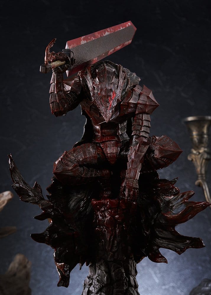 Berserk Pop Up Parade L PVC Figure Guts (Berserker Armor): Bloody Paint 28 cm - AniMuchuu
