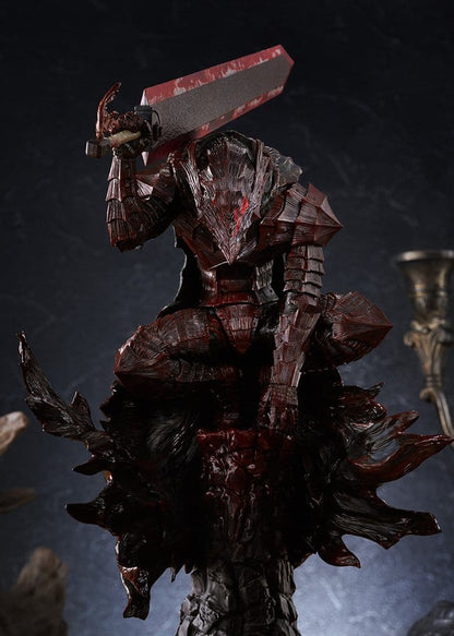 Berserk Pop Up Parade L PVC Figure Guts (Berserker Armor): Bloody Paint 28 cm - AniMuchuu