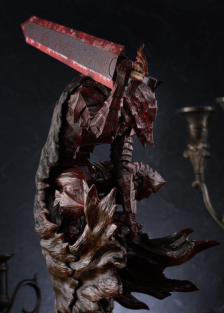 Berserk Pop Up Parade L PVC Figure Guts (Berserker Armor): Bloody Paint 28 cm - AniMuchuu