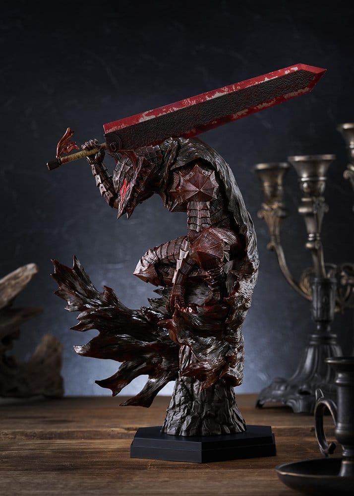 Berserk Pop Up Parade L PVC Figure Guts (Berserker Armor): Bloody Paint 28 cm - AniMuchuu