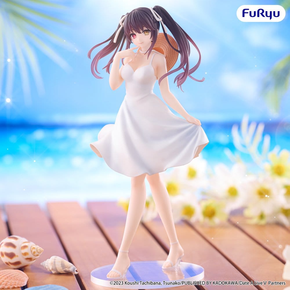 Date A Live Summer Dress PVC Figure Kurumi Tokisaki 21 cm - AniMuchuu